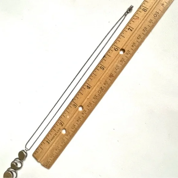 Elegant Gold and Silver Pendant Necklace by Elizabeth Garvin Designs - Picture 9 of 15